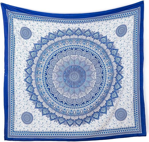 MOMOMUS Großes Strandtuch XXL Sandfrei - Mit Mandala-Motiv - Ideal Als