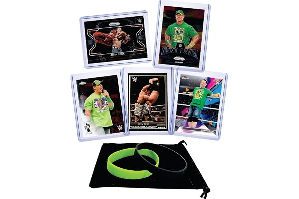 John Cena (5) Assorted Wrestling Cards Gift Pack