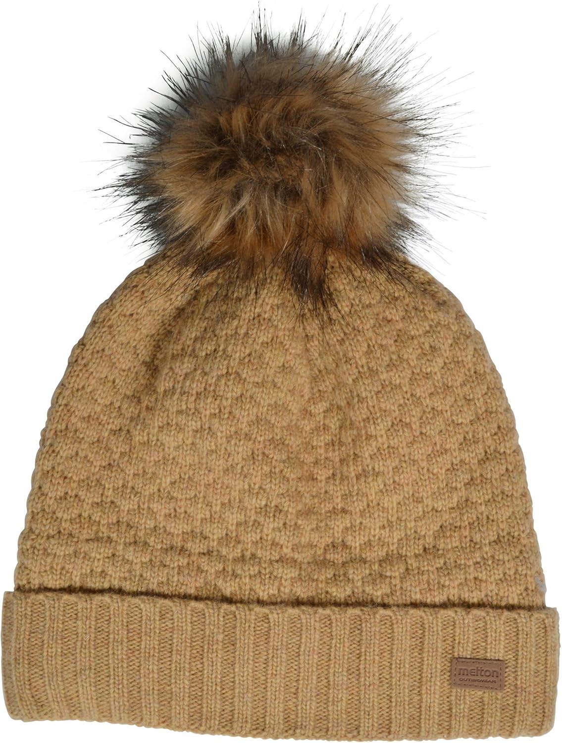 hat with puff on top