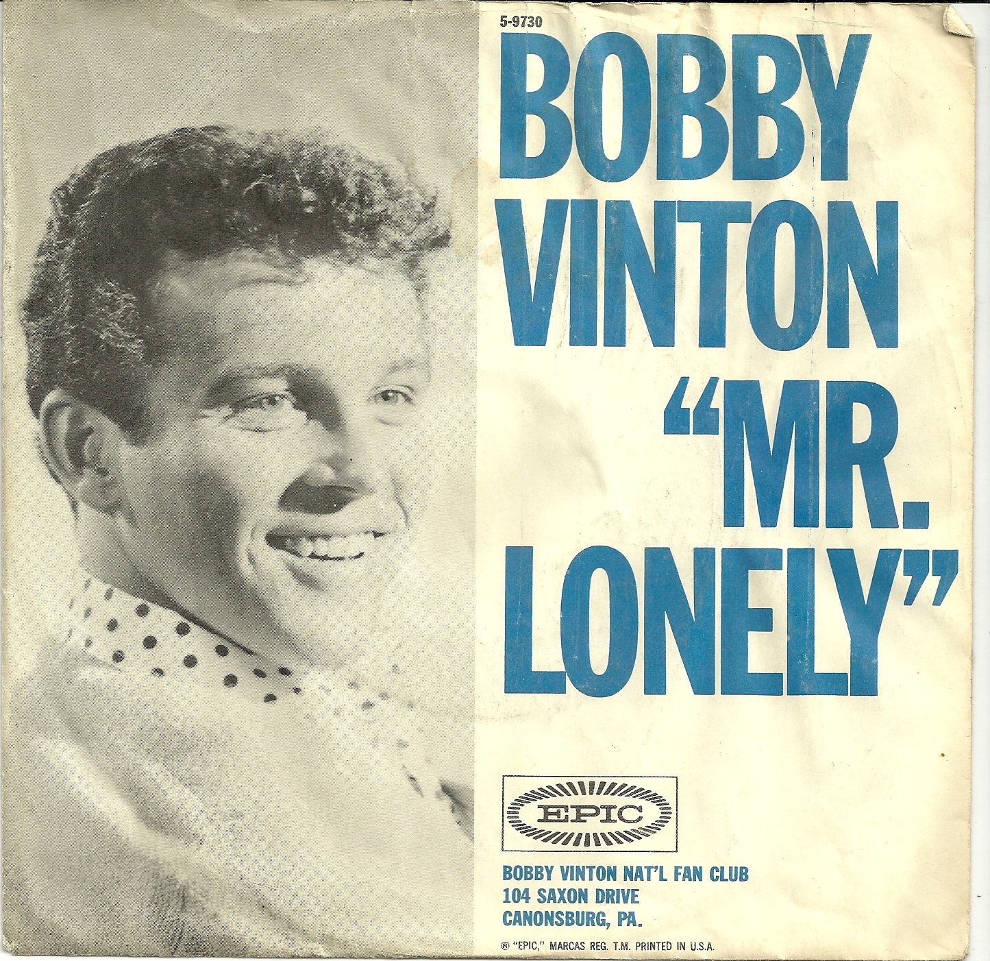 Bobby Vinton Mr Lonely Mp3 Download