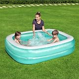 Bestway Inflatable Family Pool Blue Rectangular 200 cm 450 L view 2