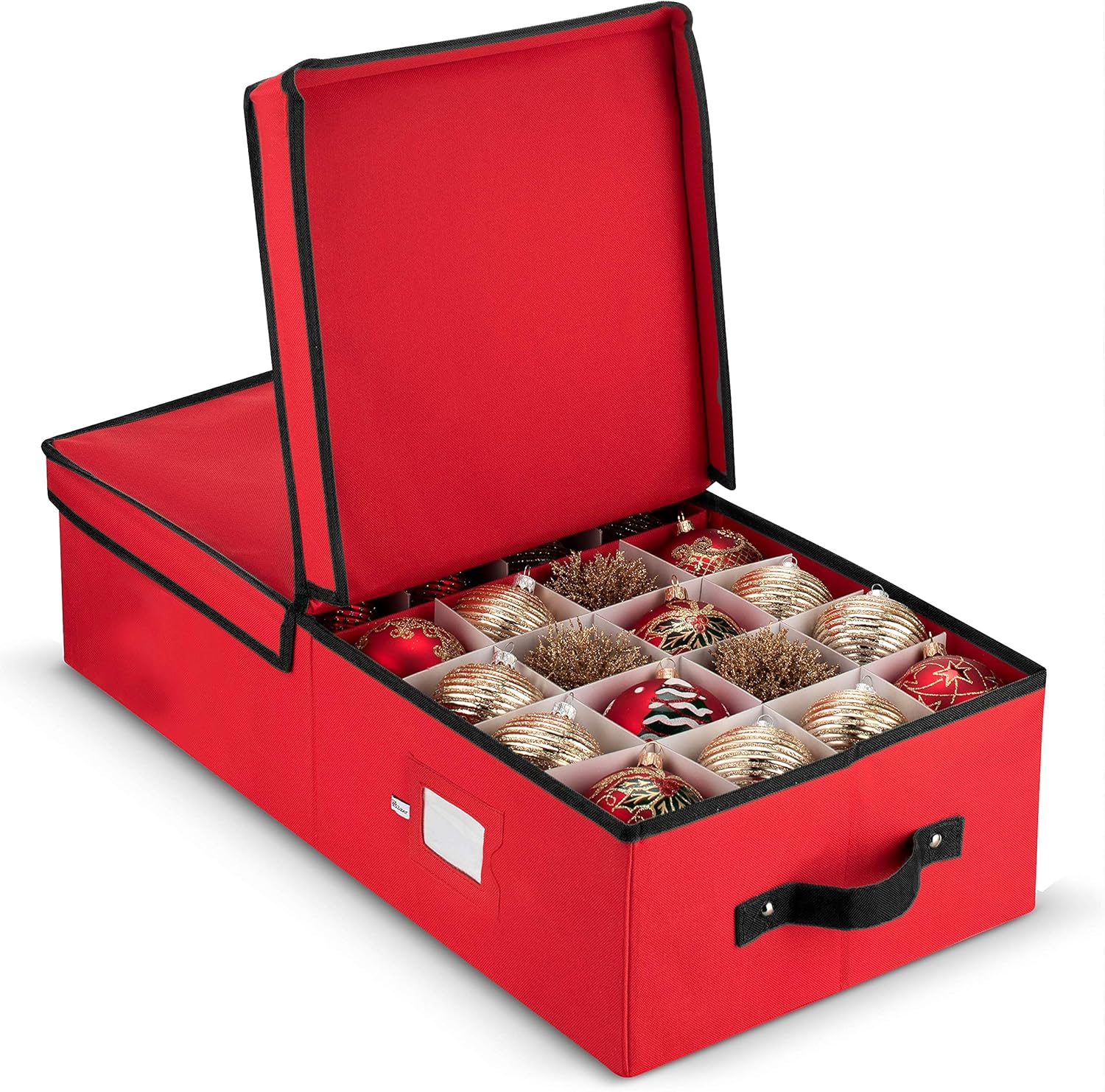 Premium Christmas Bauble Storage Box with Dividers  64 Compartment