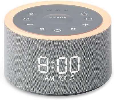 Dreamegg D1+ White Noise Machine with Alarm Clock and Night Light