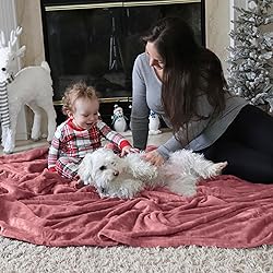 Bedsure GentleSoft Fleece Throw Blanket for Couch