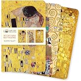 Gustav Klimt Set of 3 Mini Notebooks (Mini Notebook Collections)