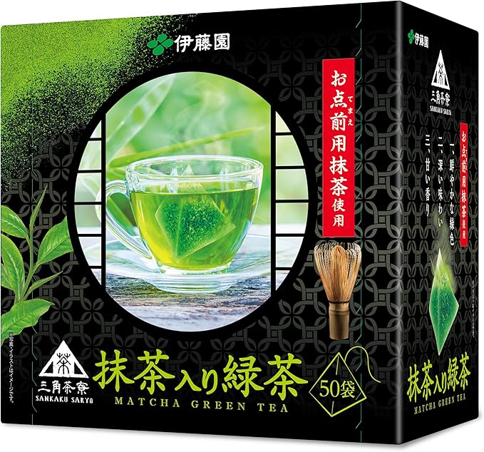Amazon 伊藤園 三角茶寮 抹茶入り緑茶 ティーバッグ 50袋 伊藤園 日本茶 通販