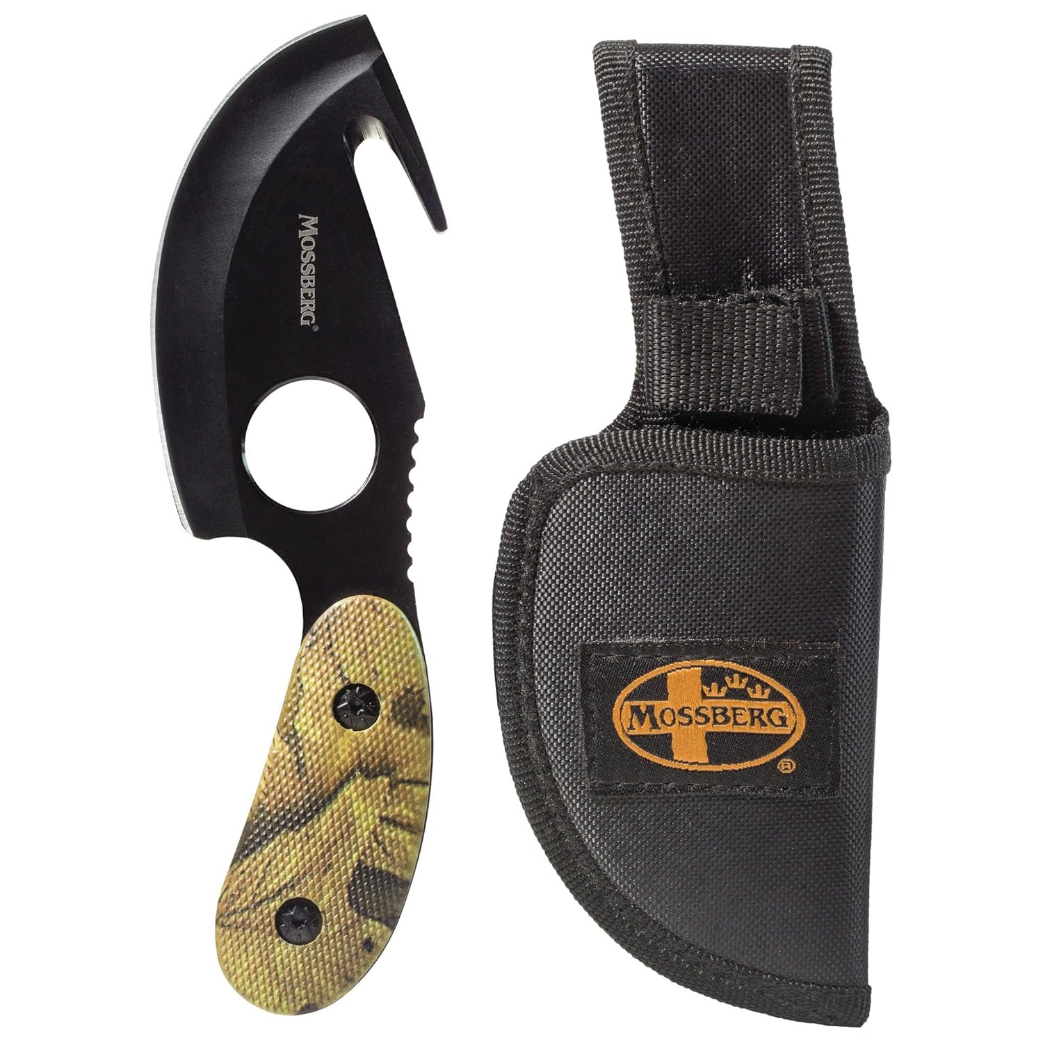Mossberg Fixed Blade Knife, All in One Skinning Knife with GutHook