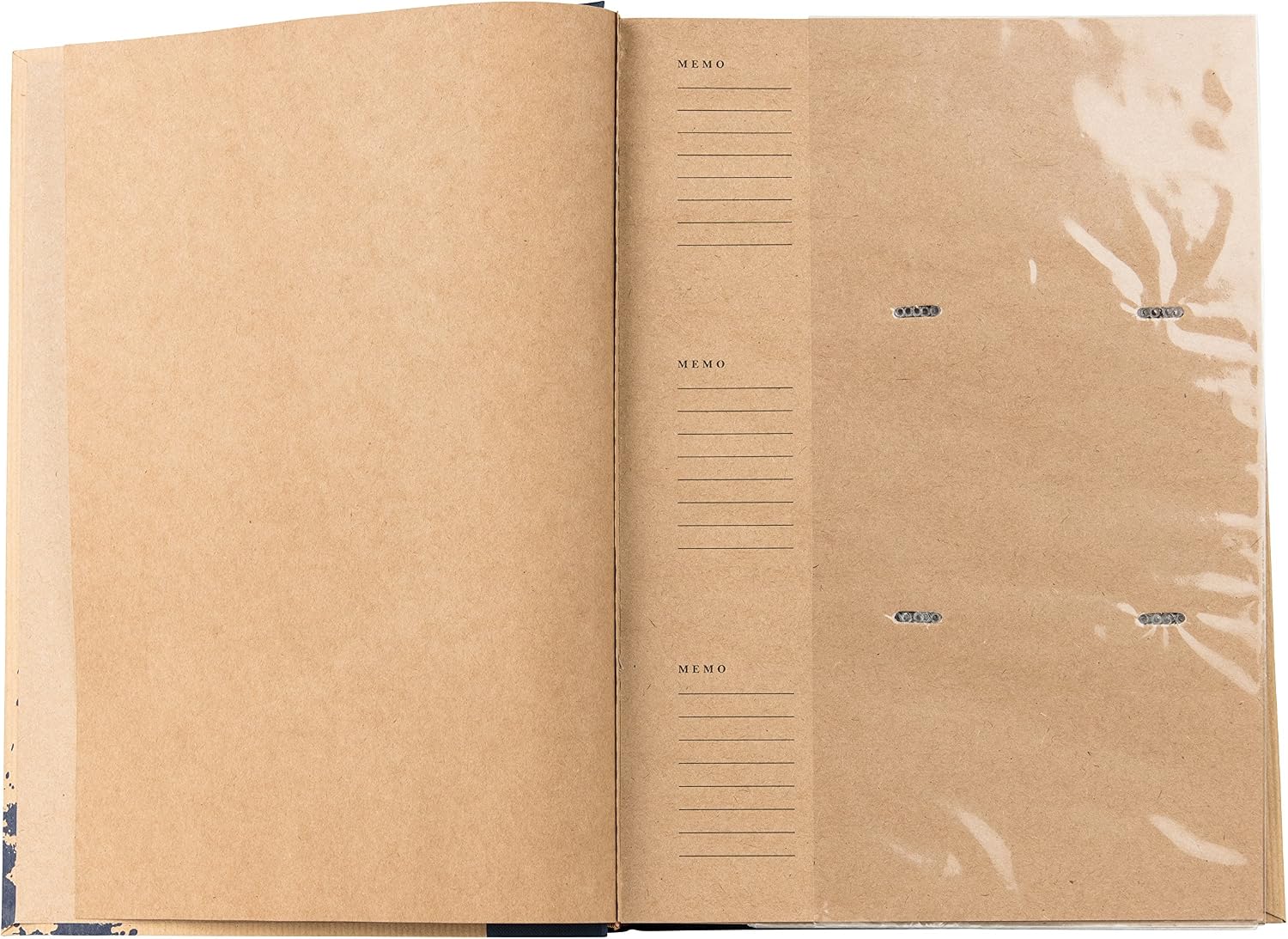 Kenro Green Wood Blue Accent Photo Album with Kraft Paper Cover for 300 Photos 6x4 inch/10x15cm Family Photograph Album - GRW008UE - Image 4