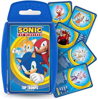 Top Trumps Sonic the Hedgehog Specials Card Game with Tail Knuckles Eggman