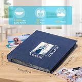 DazSpirit 6x4 Inch Photo Album 600 Photos Linen Cover 10x15 Slip-In Pockets view 2