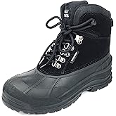 MEADA A103 Winter Duck Snow Boot Black 10.5