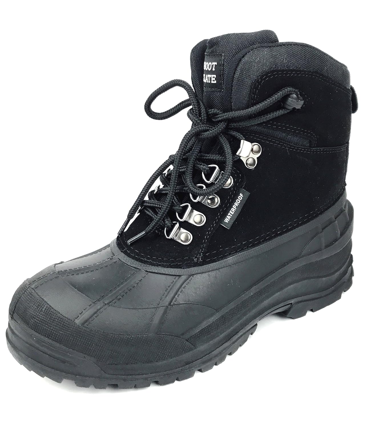 labo leather waterproof winter duck snow boots