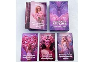 EMPATHSOUL Love Oracle Cards, Life Relationship Oracle Deck, Soulmates and Twin Flames Oracle Cards for Beginners, A Portal to A World Where Love's Mysteries Unfold