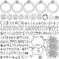 Highergo 469 Pcs Bangles Bracelet Making Kit Link Chain Bracelet Charms with OT Toggle Clasp DIY