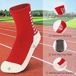 Yufree Youth Grip Soccer Socks - Boys and Girls