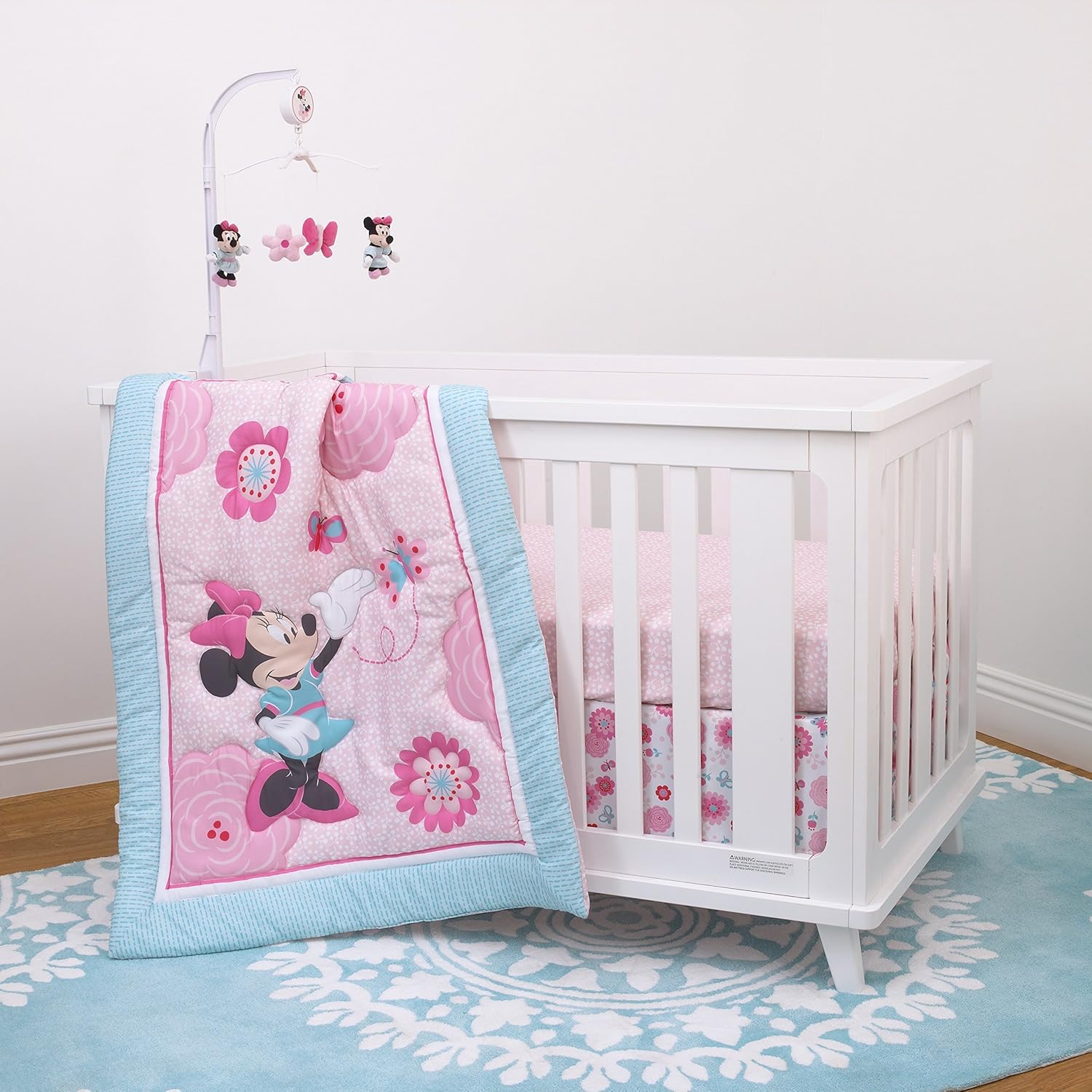minnie mouse crib sheet set