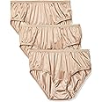 Shadowline Women's Hipster Underwear Nylon Silky Panties 3 Pack 11042