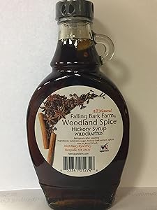 Falling Bark Farm Woodland Spice Hickory Syrup - All Natural from the Shagbark Hickory Tree