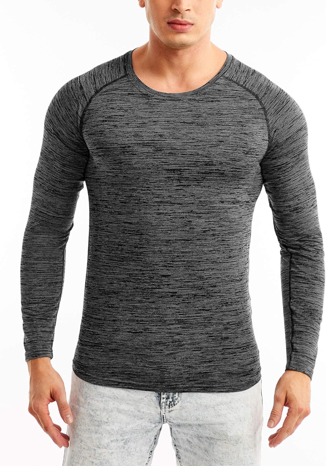 mens long sleeve stretch t shirts