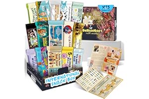 BUBSOOBOO'S WILD SNACKS Midi International Snack Box (Fairy Tale Themed) | Snacks Variety Pack of International Treats | Foreign Snack Box Offering Unique Experience | Mix Care Pack of Turkish Candies | 12 Full-Size Snacks