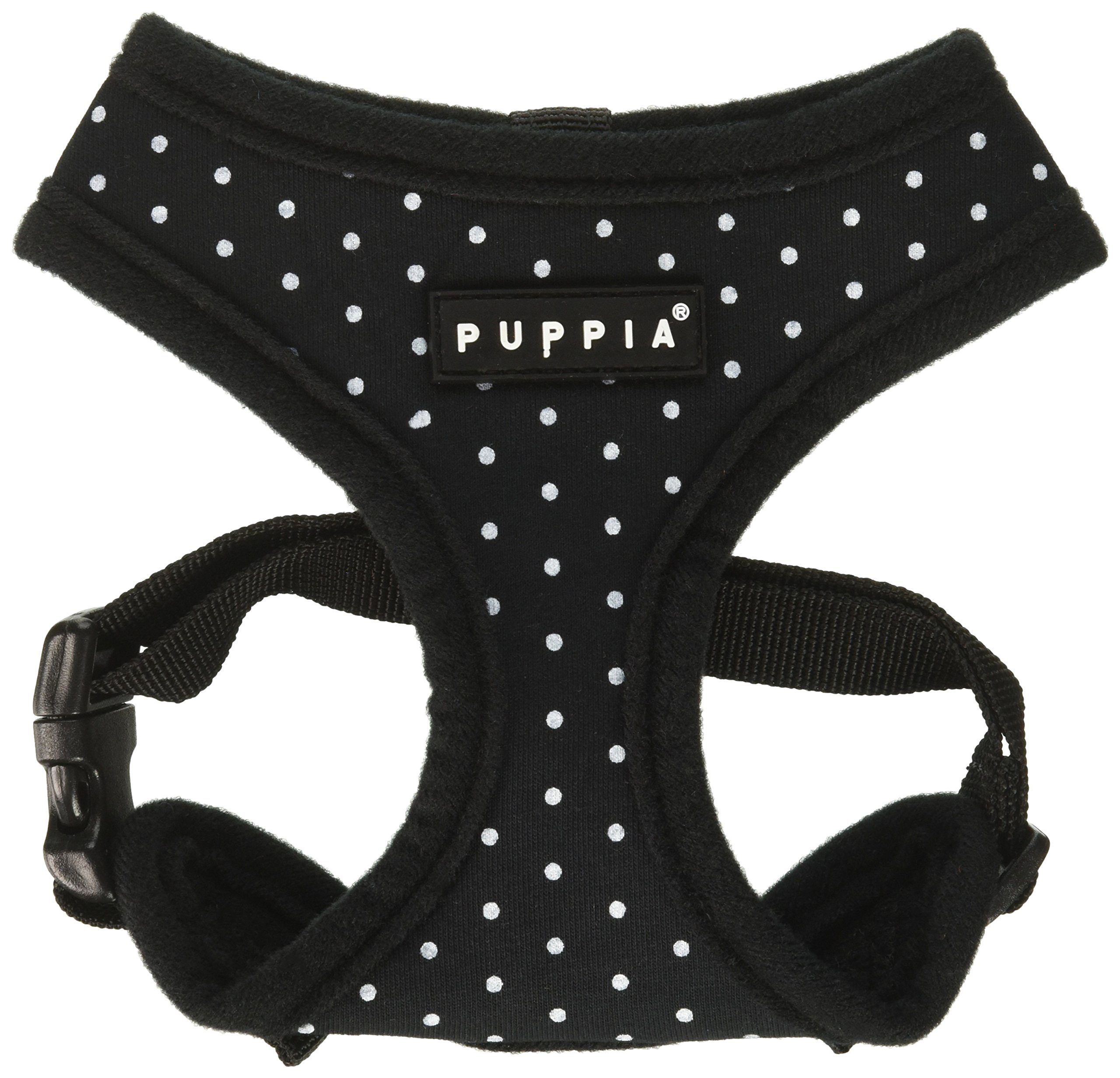 Puppia Dotty Harness, Small, Black — image 1