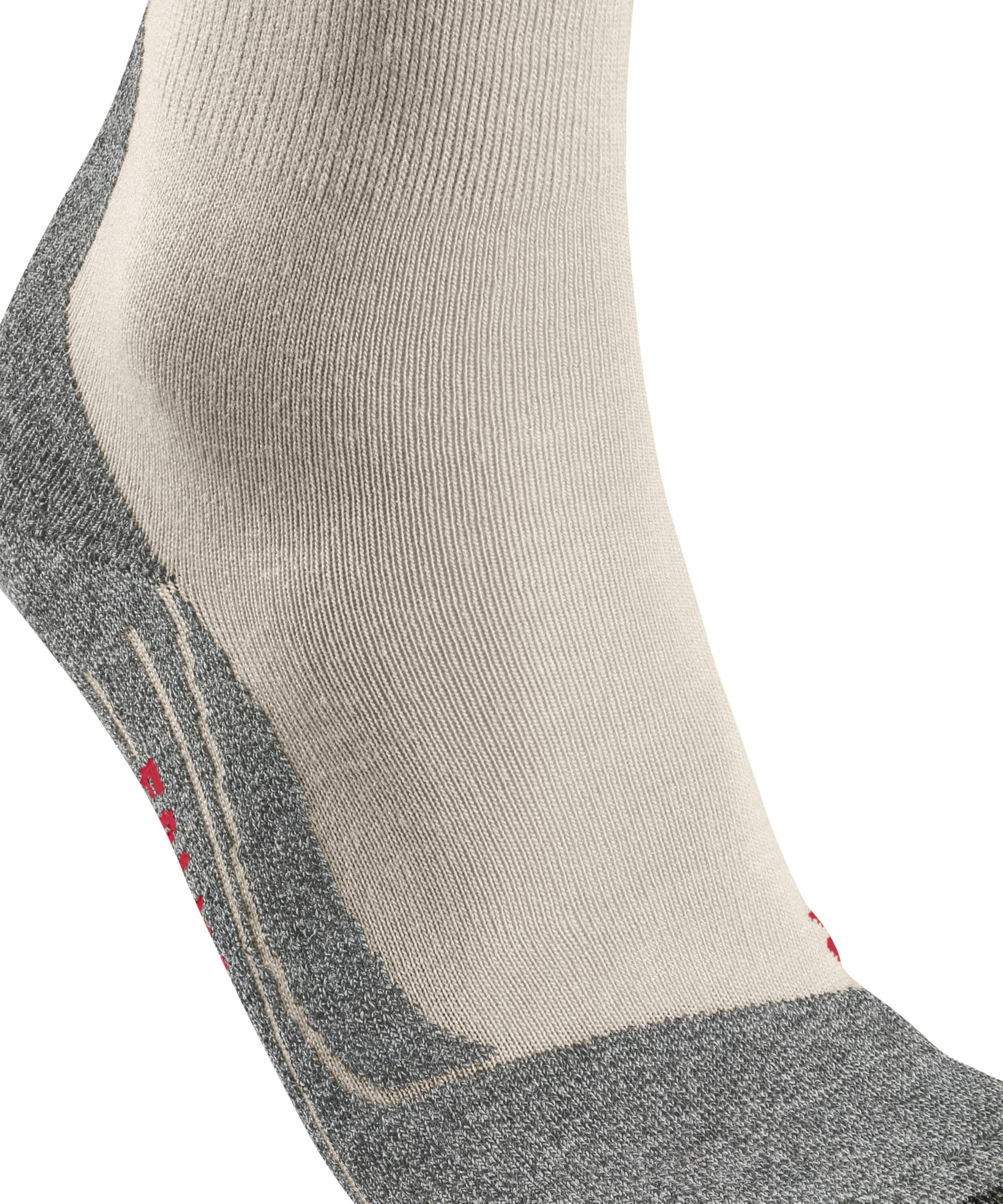 FALKE Herren Wandersocken TK2 Explore M So Wolle Funktionsmaterial antiblasen dick 1 Paar, Beige Natural 4200, 39-41 2