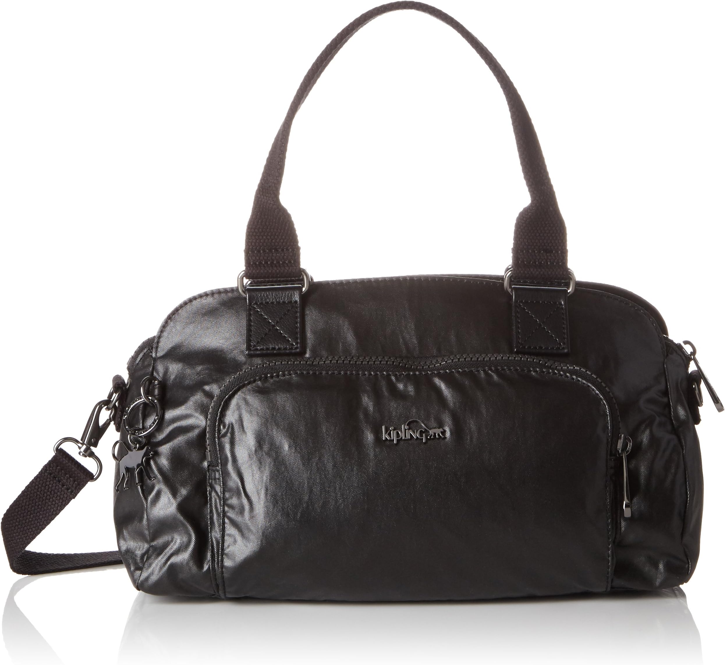 Kipling Handbag - ALECTO Metallic Blck F