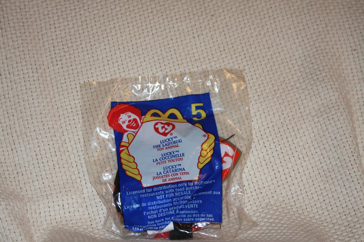 lucky the ladybug beanie baby mcdonalds