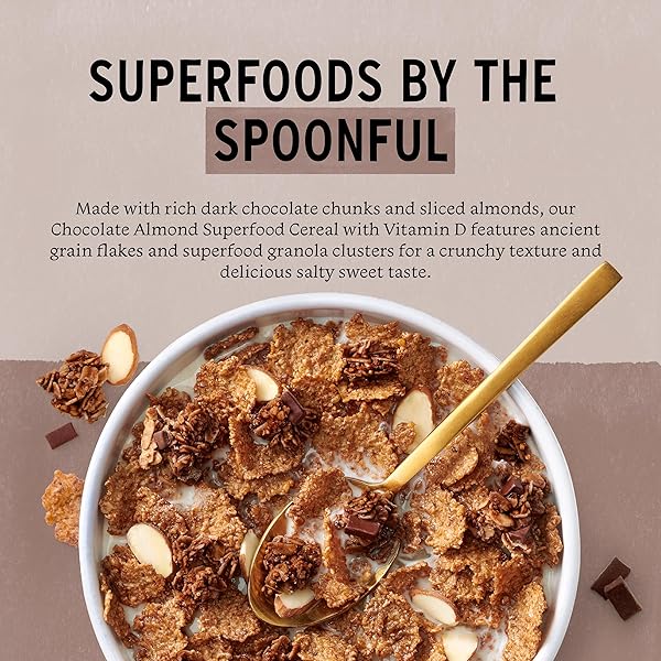 PURELY ELIZABETH, CEREAL SUPERFOOD CHOCOLATE ALMOND, 11 OUNCE