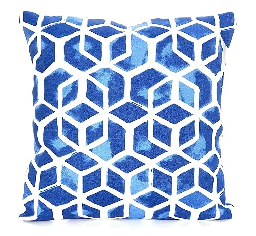 Amazon Com Outdoor Blue Pillow Covers Throw Pillows Cushions