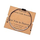 JoycuFF Morse Code Bracelets for Women Gifts for