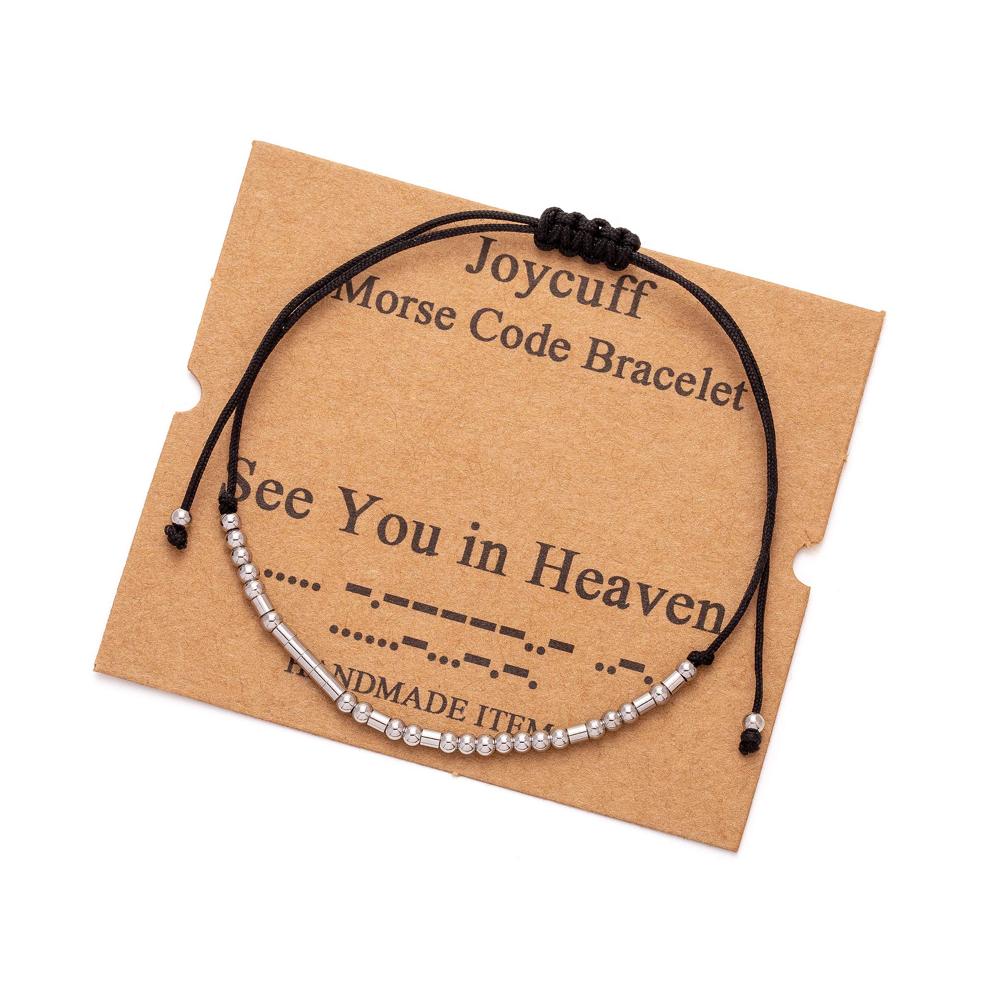 JoycuFF Morse Code Bracelets for Women Gifts for