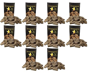 10 x 100 (insgesamt also 1000 Stück) natürlicher Ofenanzünder aus Holzfaser # Grillanzünder Kaminanzünder Feueranzünder Anzün