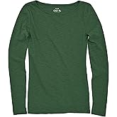 J.Crew Mercantile Women's Long-Sleeve Artist Tee (XS, Cool Palm)
