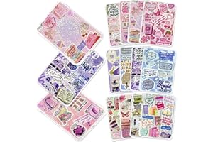 12Pcs Inserts for Kindle Paperwhite Cardstock Insert for Clear Case 6.7 x 4.7Inch Solid Glitter Paper Charms for Kindle E-Rea