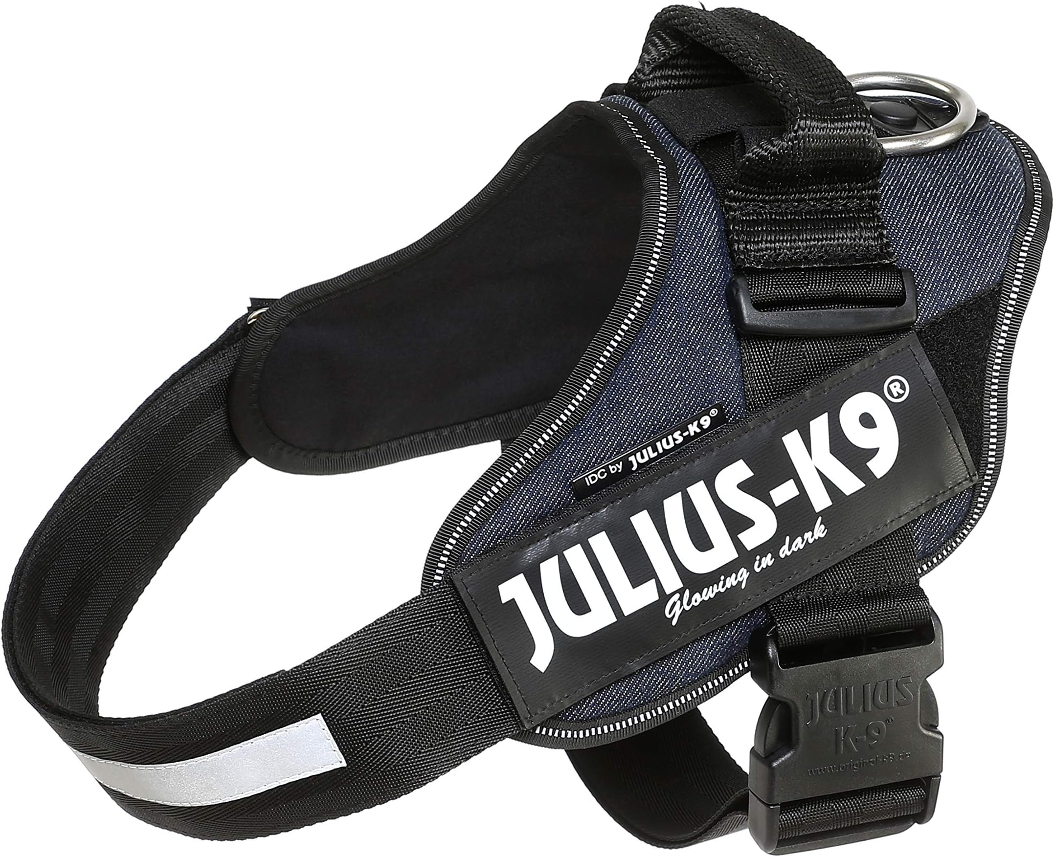 Julius-K9, 16IDC-FAR-1, IDC Powerharness, dog harness, Size: 1, Denim
