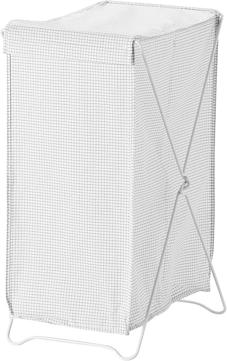 Amazon ｉｋｅａ イケア Torkis ランドリーバスケット90 L ホワイト グレー 303 199 78 ランドリー収納 オンライン通販
