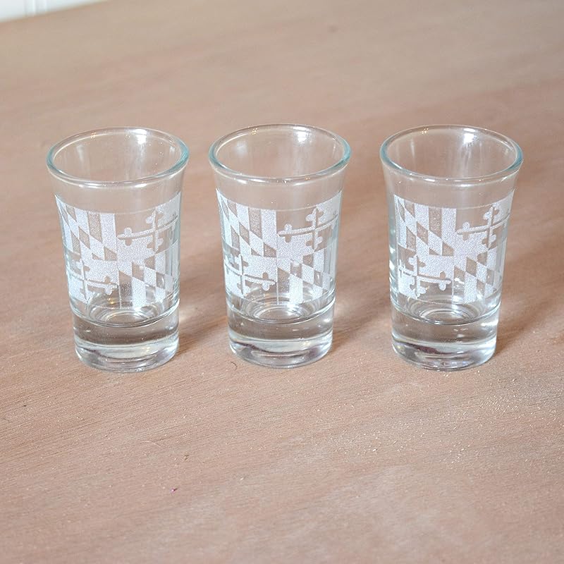 Laser Etched personalized Shot Glass Handmade