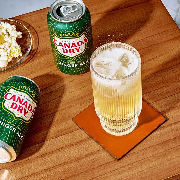 CANADA DRY GINGER ALE SODA, 12 FL OZ CANS, 12 PACK