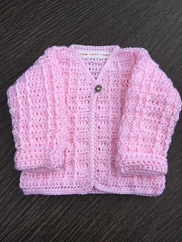 crochet baby girl cardigan