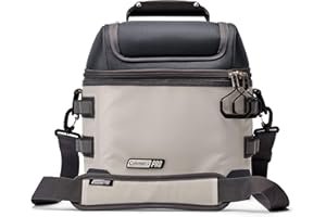 Coleman Pro 16-Can Premium Soft Cooler Lunchbox, Fully Insulated Lid & Body Stays Cold up to 30 Hours, Great for Camping, Tailgating, Parties, Sports, Concerts, Lunches & More