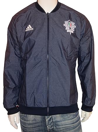 adidas regenjacke blau
