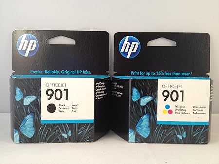 3 Original Druckerpatronen 2xblack/1xcolor für HP ...