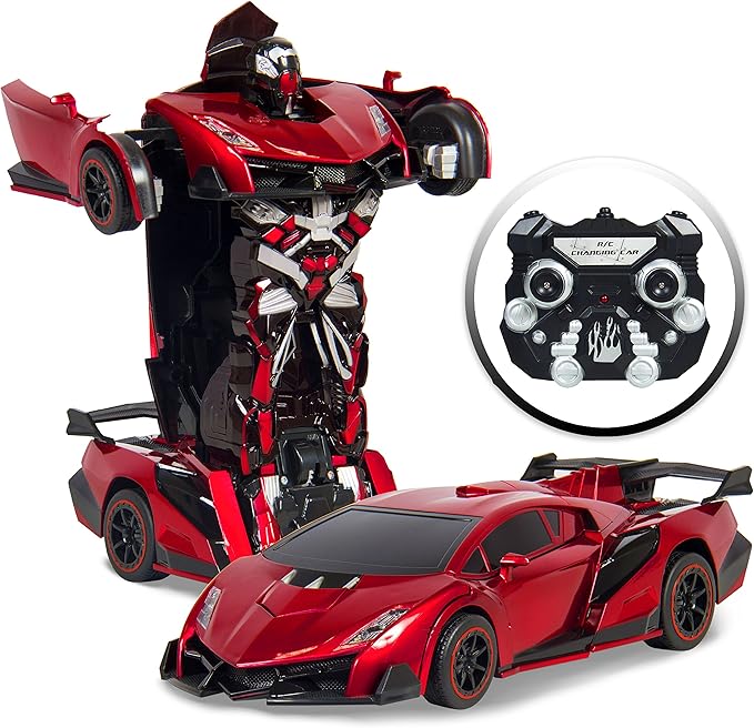 red race car transformer