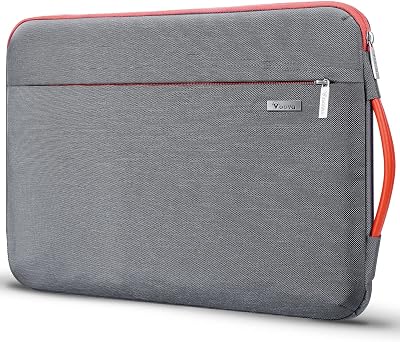 Voova 15.6-16 inch Laptop Sleeve Waterproof 360° Protection with Handle Grey