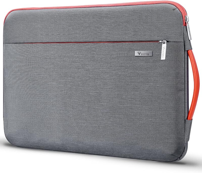 Voova 15.6-16 inch Laptop Sleeve Waterproof 360° Protection with Handle Grey