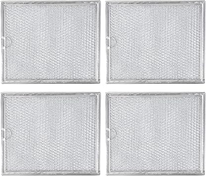 Amazon Com Primeswift Microwave Grease Filter Wb6x486 With Aluminum Mesh 9 X 7 3 4 4pk Replacement For Wb06x0486 Wb06x10125 Home Improvement