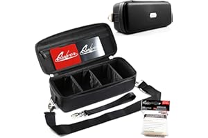 Quiver Time Black Bolt Card Carrying Case - Durable Trading Card Storage Holder Ideal for TCG Cards, MTG, Deck Boxes, Includes Straps, Dividers and 100 Apollo Card Sleeves