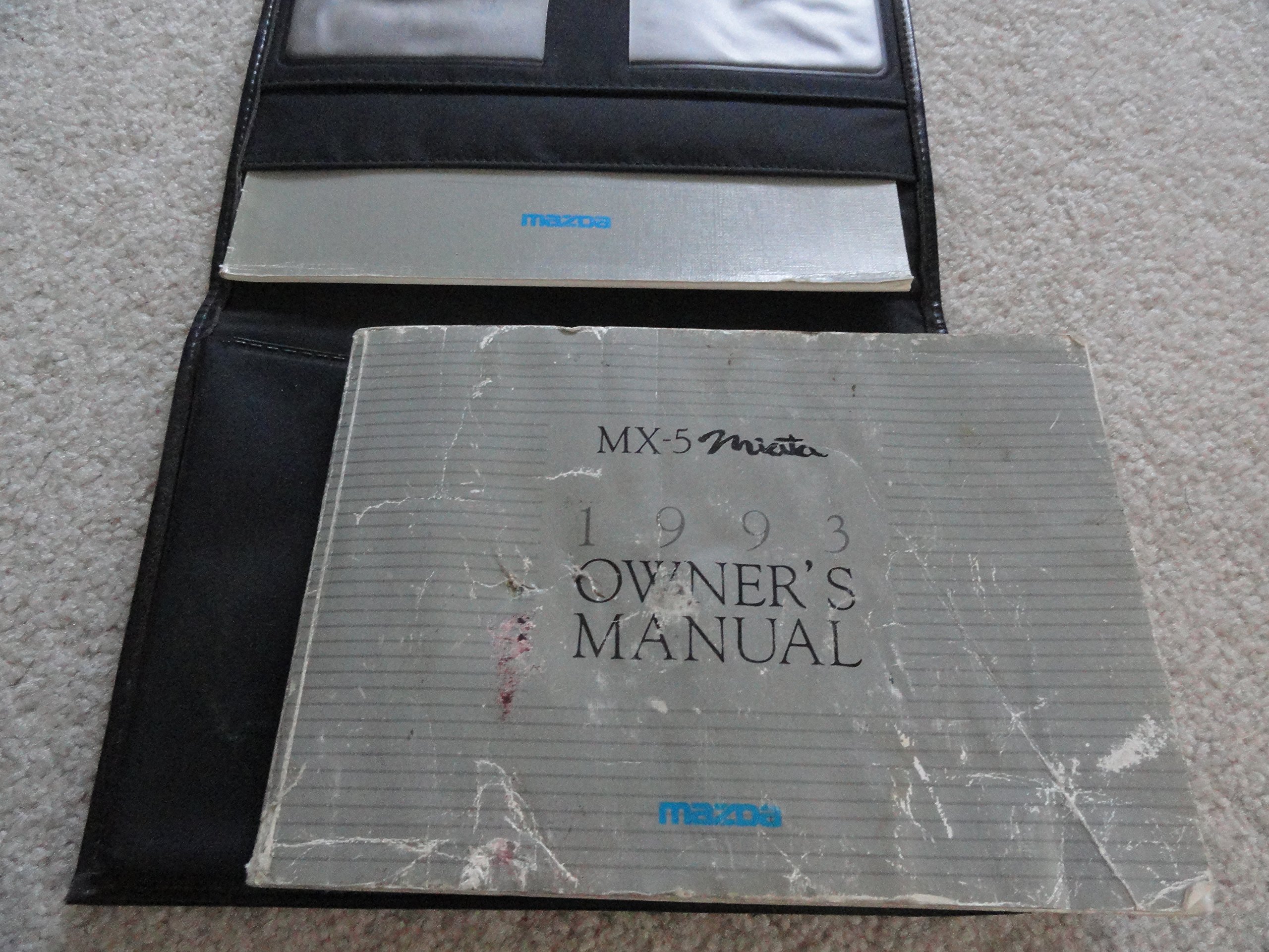 1993 Mazda Miata MX5 MX-5 Owners Manual Paperback – 1993