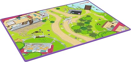 Amazon Com Schleich 42465 Horse Club Playmat Toys Games